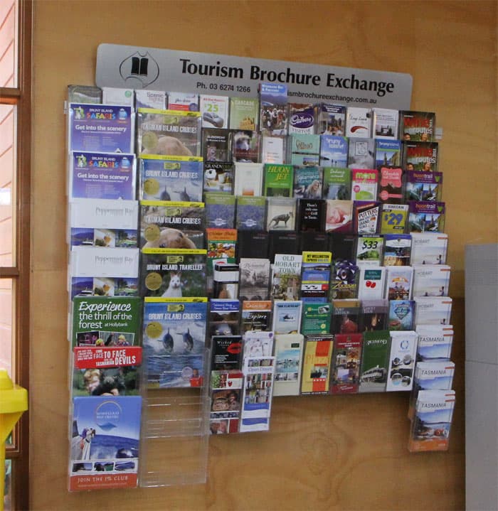 Brochure Display Unit at Tourism CentreBrochure Display Unit at Tourism Centre